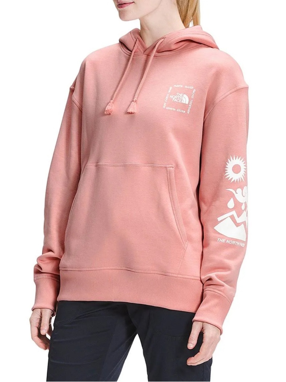 The‎ North Face Himalayan Bottle Source Hoodie size medium - Pink